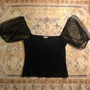 Black Puff Sleeve Cami 🖤 - Free People